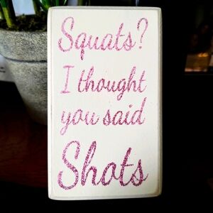 💥3/$20 Small Funny Wood Sign!